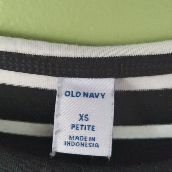 Black and White Old Navy Tank Swing Dress sz XS Petite - Picture 3 of 3